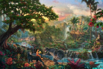 El libro de la selva TK Disney Pinturas al óleo